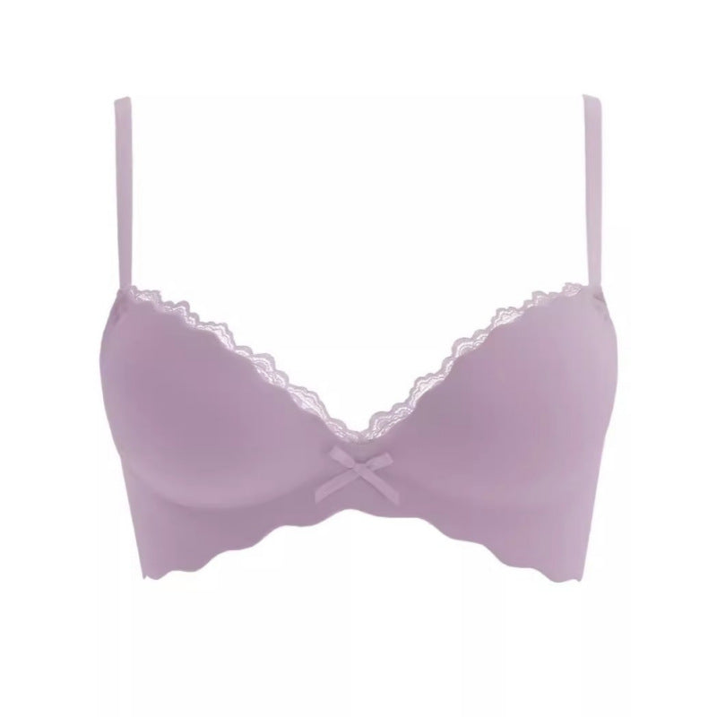 Seamless Wireless Push-Up Bra Set for Small Bust | Babs Wireless Push-Up Bra Babs Purple [single piece]] 34/75AB