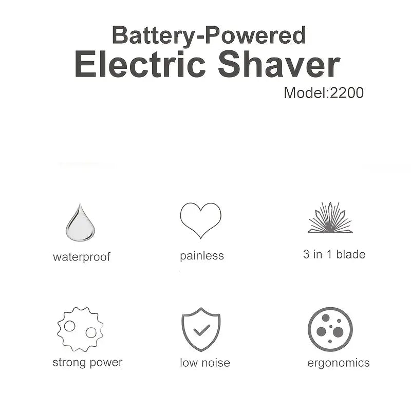 Women's Electric Shaver – Legs, Face & Body | Portable Women's Electric Shaver Babs