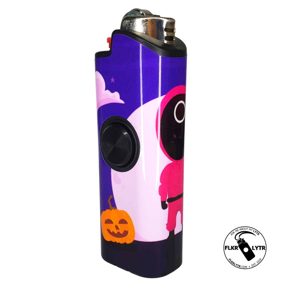 FLKR LYTR Halloween Squid Games Limited Edition Lighter Case Fidget Lighter Case Babs