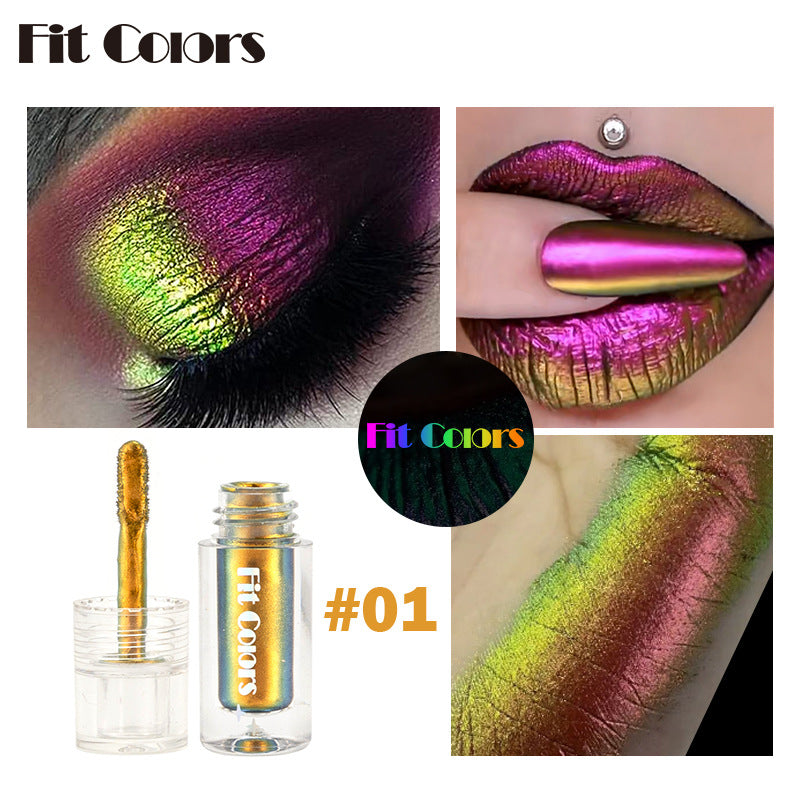 Aurora Multi Chrome Eyeshadow Pigments – 6 Color-Shifting Shades Liquid Eyeshadow Pigment Babs