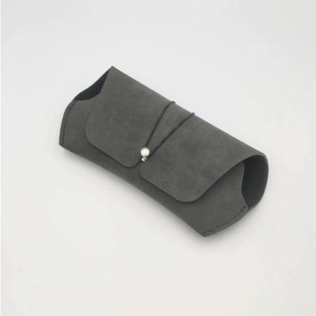 Babs Sunny Case – Velvet Sunglasses Case with Elastic Closure Sunglasses Case Babs Grey