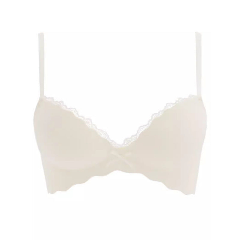 Seamless Wireless Push-Up Bra Set for Small Bust | Babs Wireless Push-Up Bra Babs Creamy-white [single piece]] 36/80AB