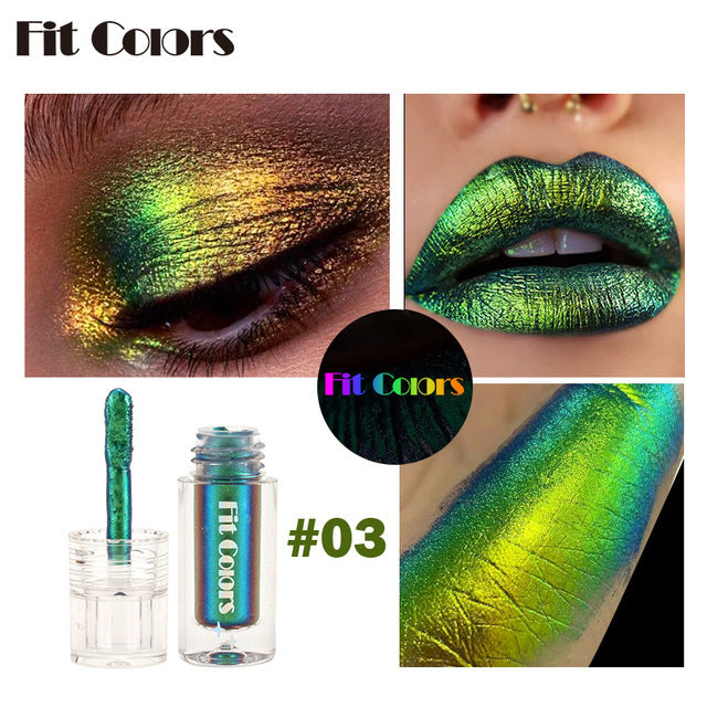 Aurora Multi Chrome Eyeshadow Pigments – 6 Color-Shifting Shades Liquid Eyeshadow Pigment Babs Green