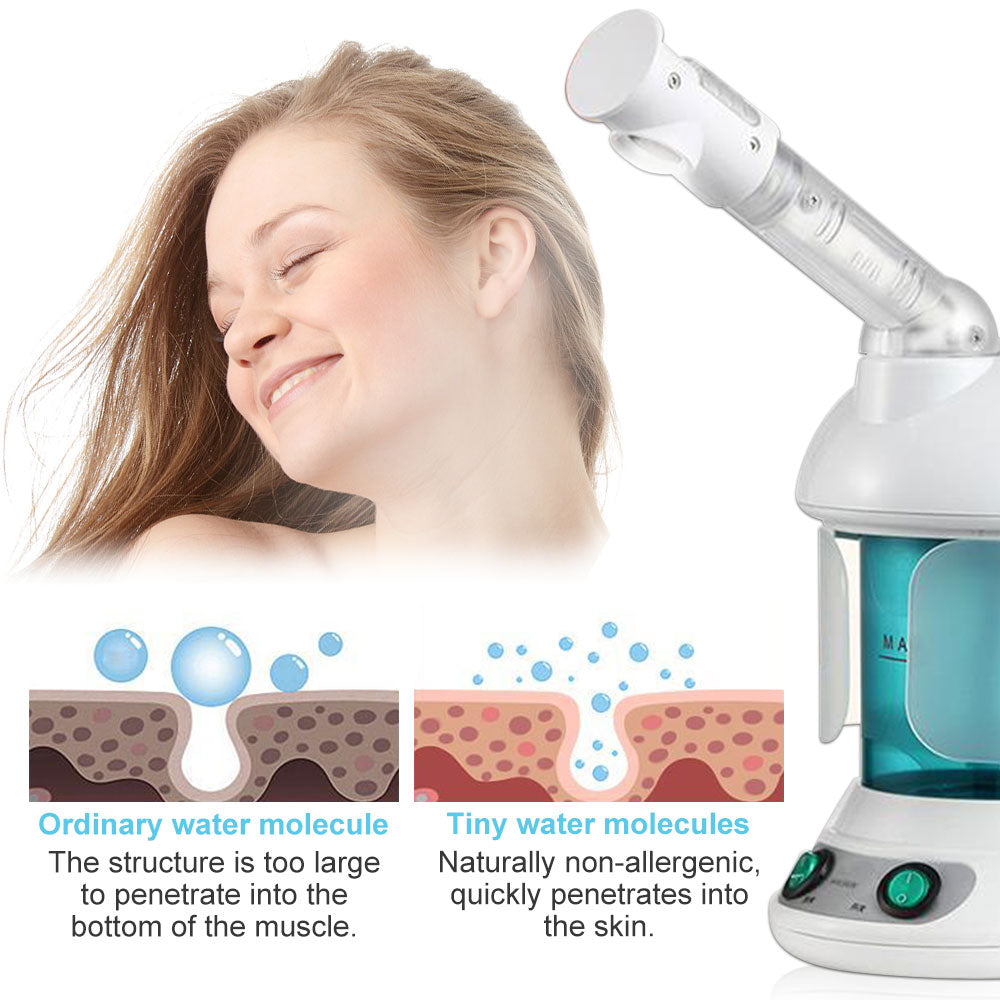 Moisturizing Facial Steamer with Ion Baking Oil Machine Facial Steamer Babs