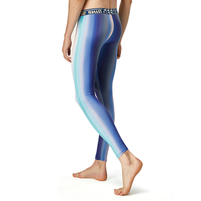 Men's Slim Fit Thermal Tights & Sleep Pants | Gradient Design Thermal Sleep Pants Babs