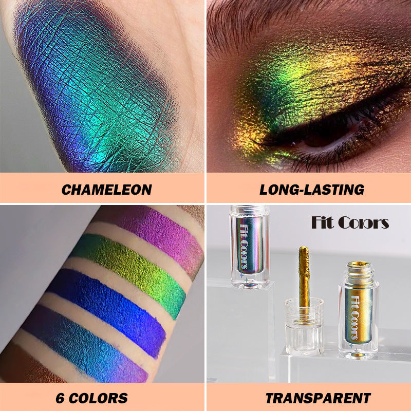 Aurora Multi Chrome Eyeshadow Pigments – 6 Color-Shifting Shades Liquid Eyeshadow Pigment Babs