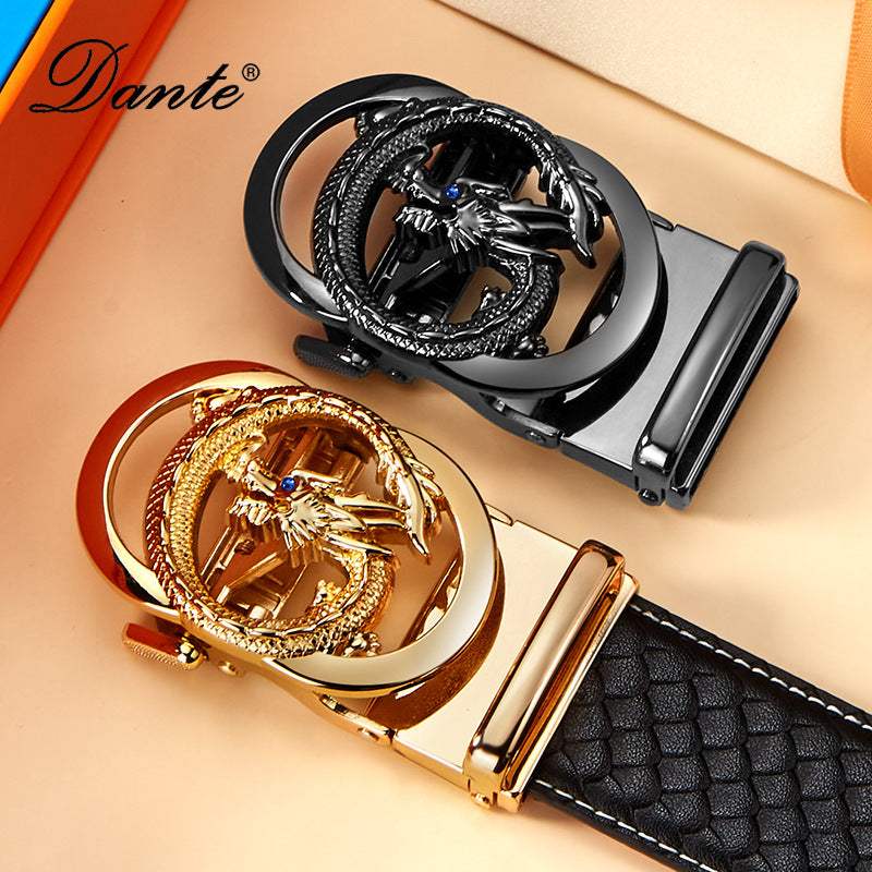 Men's Luxury Leather Belt & Scarf Gift Set – Dragon Scale Men's Accessory Gift Set Babs