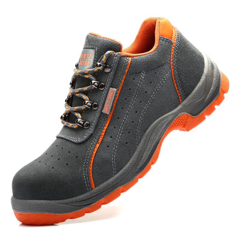 Men's Steel Toe Non-Slip Safety Work Shoes | Sizes 36–48 Safety Work Shoes Babs Grey 44