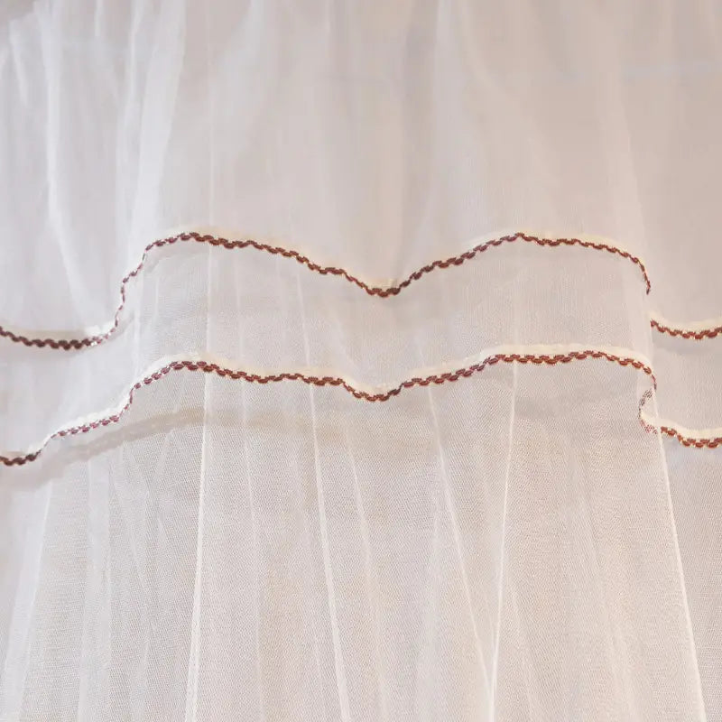 Round Ceiling Mosquito Net with Butterfly Decor – 6 Colors Bed Canopy Net Babs