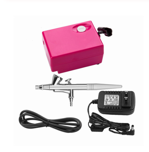 Mini Airbrush Makeup Kit | Portable Air Compressor – Pink Airbrush Makeup Kit Babs Pink EU plug