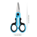 Ergonomic Stainless Steel Scissors – Wire & Fishing Line Wire Stripping Scissors Babs blue