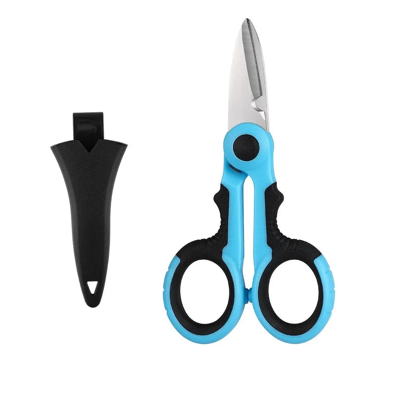 Stainless Steel Electrician Scissors & Wire Stripper Set Electrician Scissors Set Babs blue