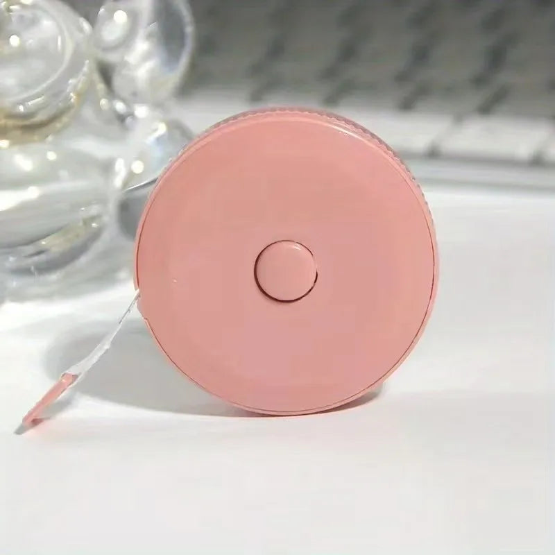 59" Portable Tape Measure – Double-Sided Sewing & Body Ruler Sewing Tape Measure Babs Pink