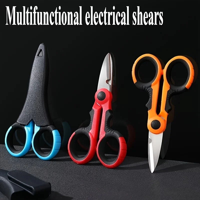 Stainless Steel Electrician Scissors & Wire Stripper Set Electrician Scissors Set Babs