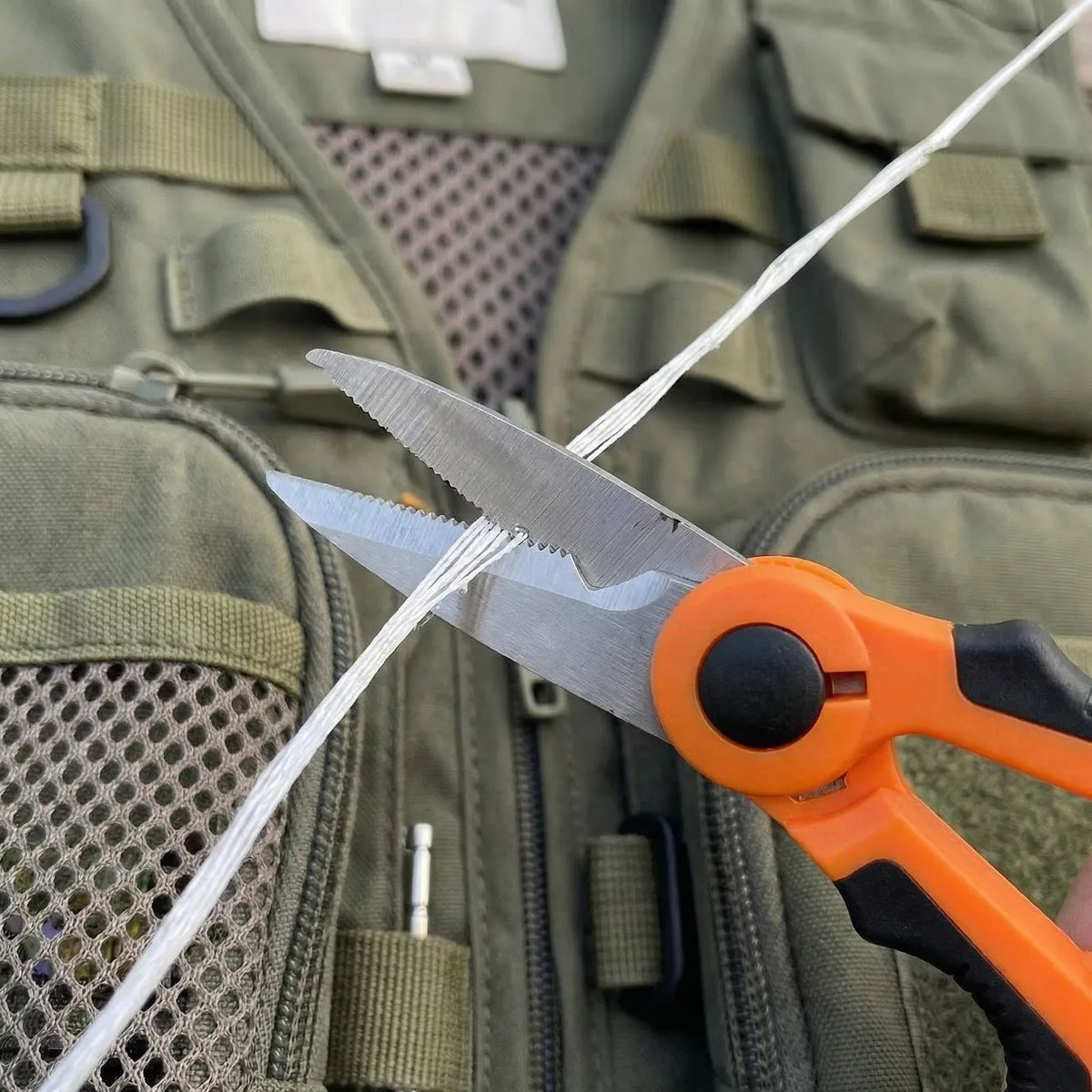 Ergonomic Stainless Steel Scissors – Wire & Fishing Line Wire Stripping Scissors Babs