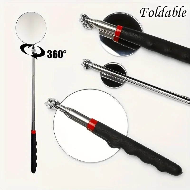 360° Rotating Telescopic Inspection Mirror – Flexible & Foldable Inspection Mirror Babs