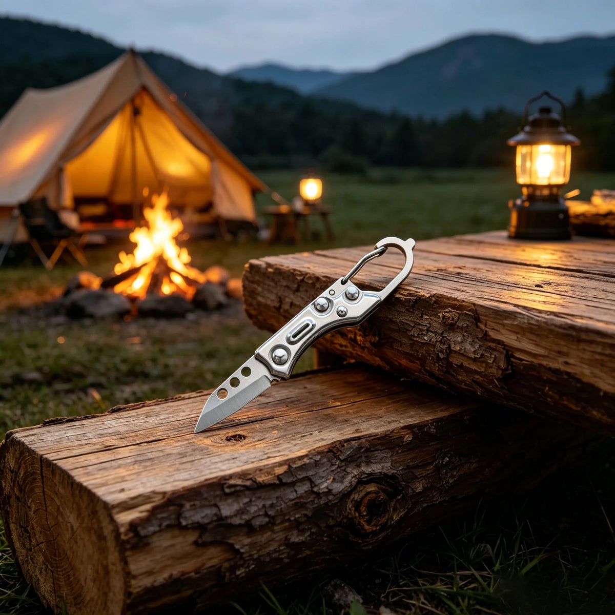 Mini Stainless Steel Folding Pocket Knife – EDC Keychain Tool Folding Pocket Knife Babs