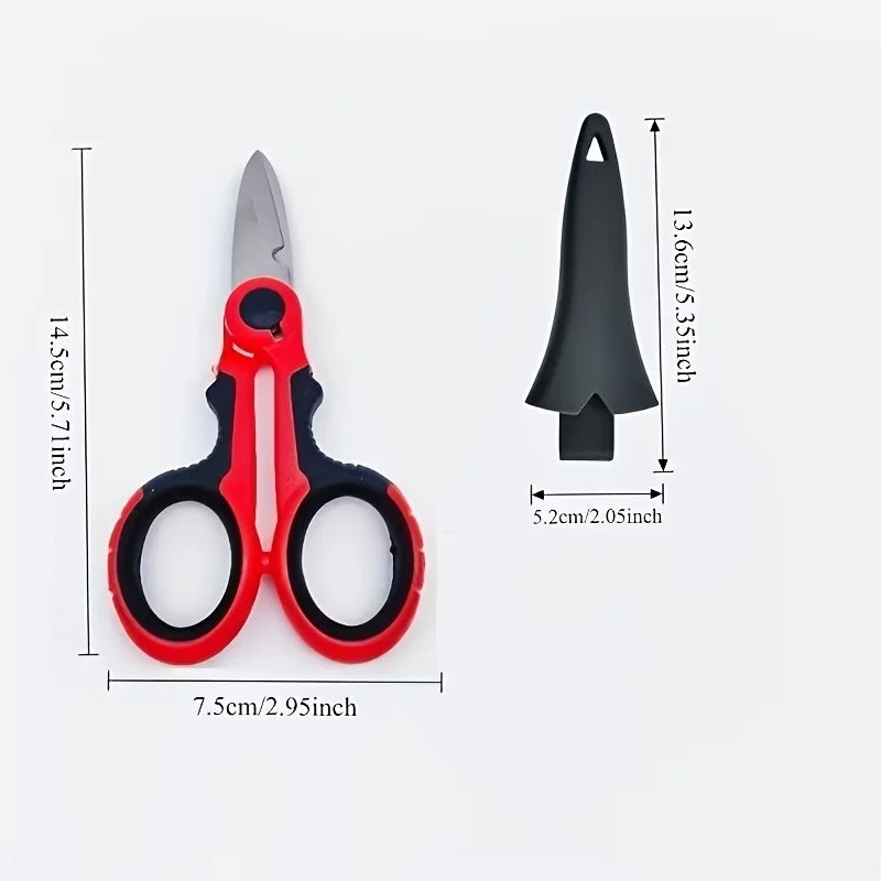 Stainless Steel Electrician Scissors & Wire Stripper Set Electrician Scissors Set Babs
