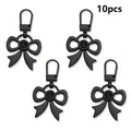 10-Pack Bow-Shaped Metal Zipper Pulls – Replacement Sliders Metal Zipper Pulls Babs black