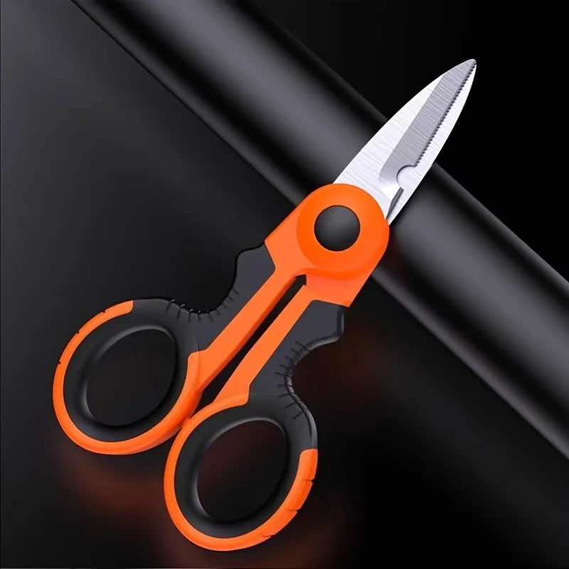 Ergonomic Stainless Steel Scissors – Wire & Fishing Line Wire Stripping Scissors Babs