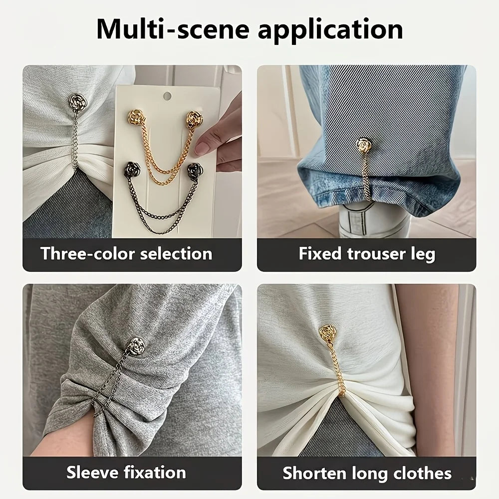 4-Piece Magnetic Snap Buttons – Adjustable Clothing Fasteners Magnetic Snap Buttons Babs