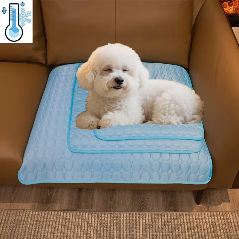 Summer Pet Cooling Mat for Cats & Dogs | Non-Slip Washable Pet Cooling Mat Babs