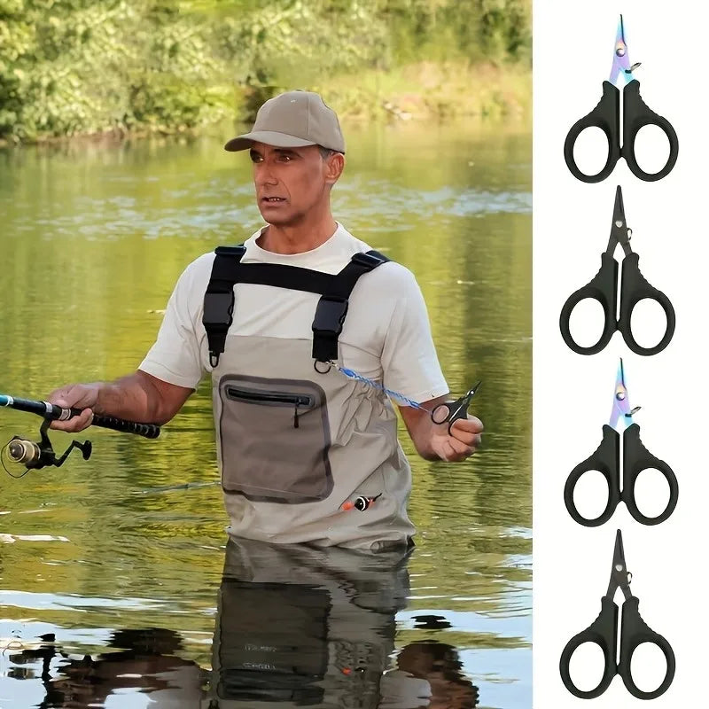 Stainless Steel Fishing Scissors | Mini PE Line Cutter Fishing Scissors Babs