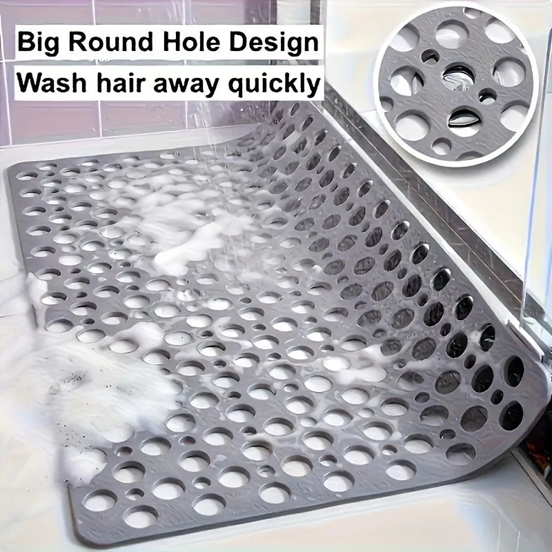 Anti-Slip PVC Shower Mat with Drainage Holes & Massage Points Anti-Slip Bath Mat Babs