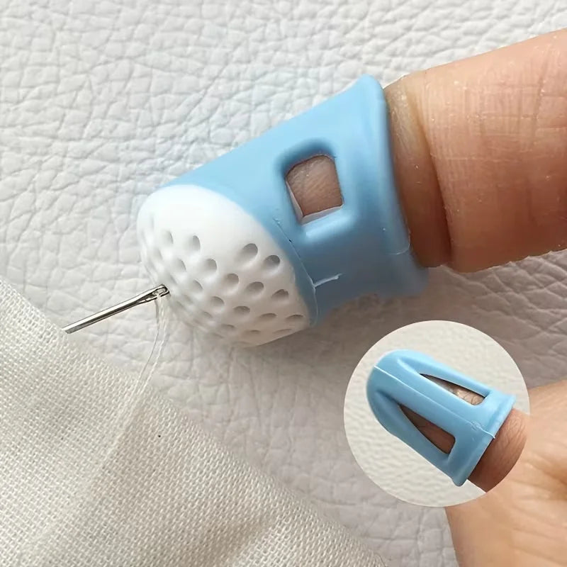 6-Piece Silicone Sewing Thimbles – Multi-Size Finger Guards Sewing Thimbles Babs