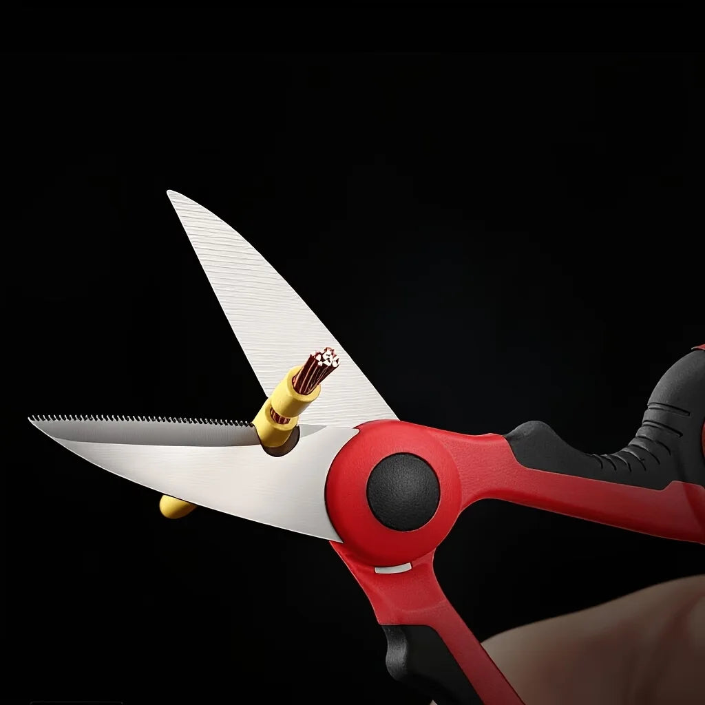 Stainless Steel Electrician Scissors & Wire Stripper Set Electrician Scissors Set Babs