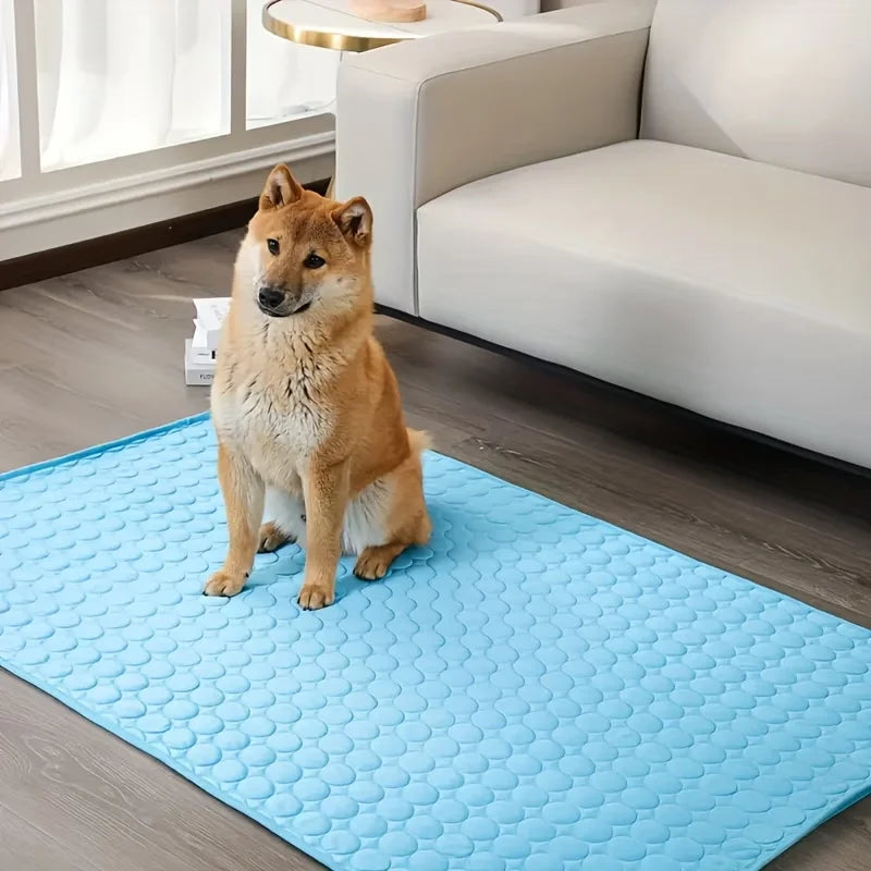 Summer Pet Cooling Mat for Cats & Dogs | Non-Slip Washable Pet Cooling Mat Babs