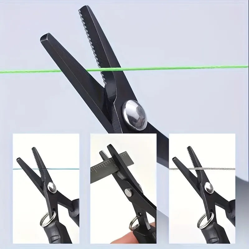 Stainless Steel Fishing Scissors | Mini PE Line Cutter Fishing Scissors Babs