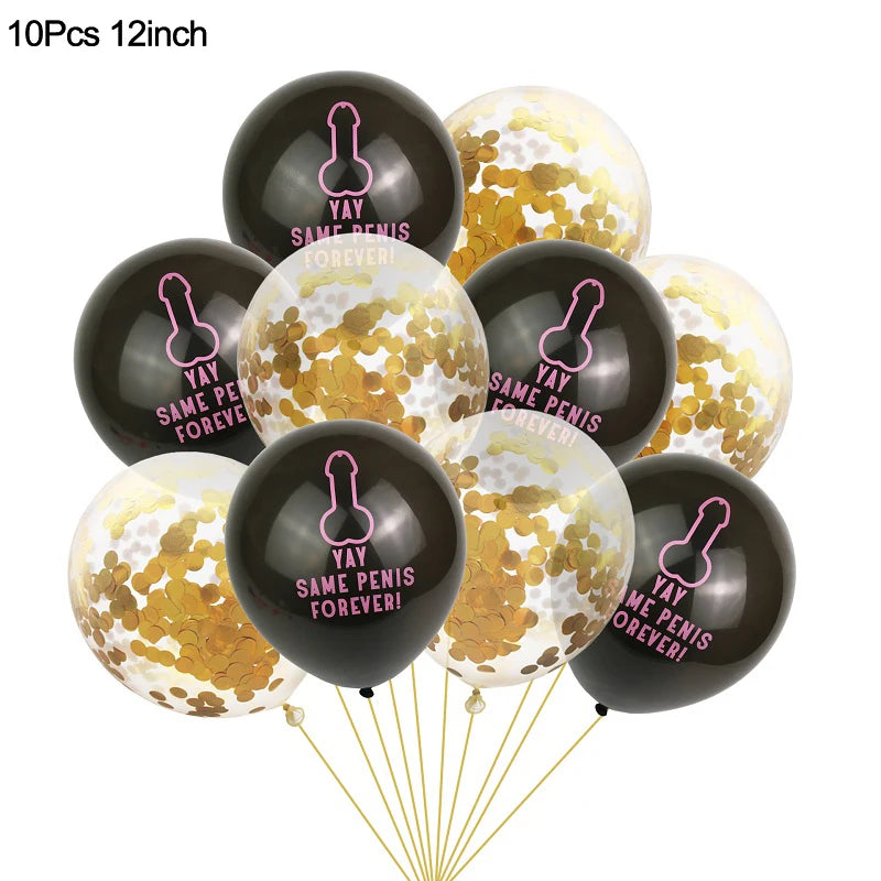 Bride To Be Sash & Balloons – Bachelorette Party Decor Set Party Decoration Set Babs 10pcs balloons 1