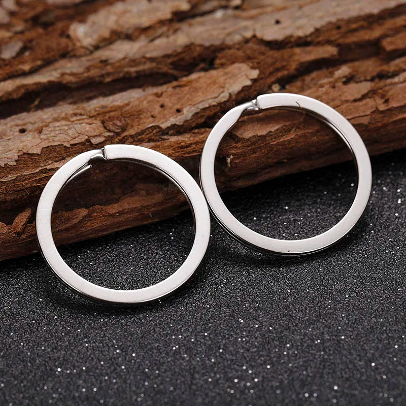 20pcs Split Key Rings 1.5x25mm – DIY Keychain & Jewelry Making Split Key Rings Babs
