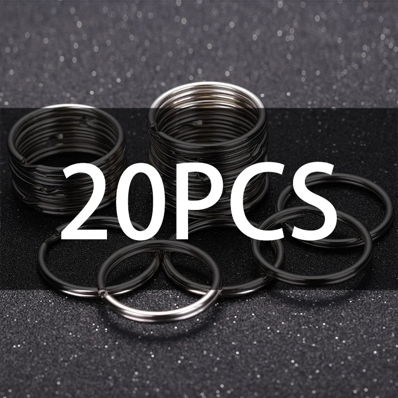20pcs Split Key Rings 1.5x25mm – DIY Keychain & Jewelry Making Split Key Rings Babs 20pcs
