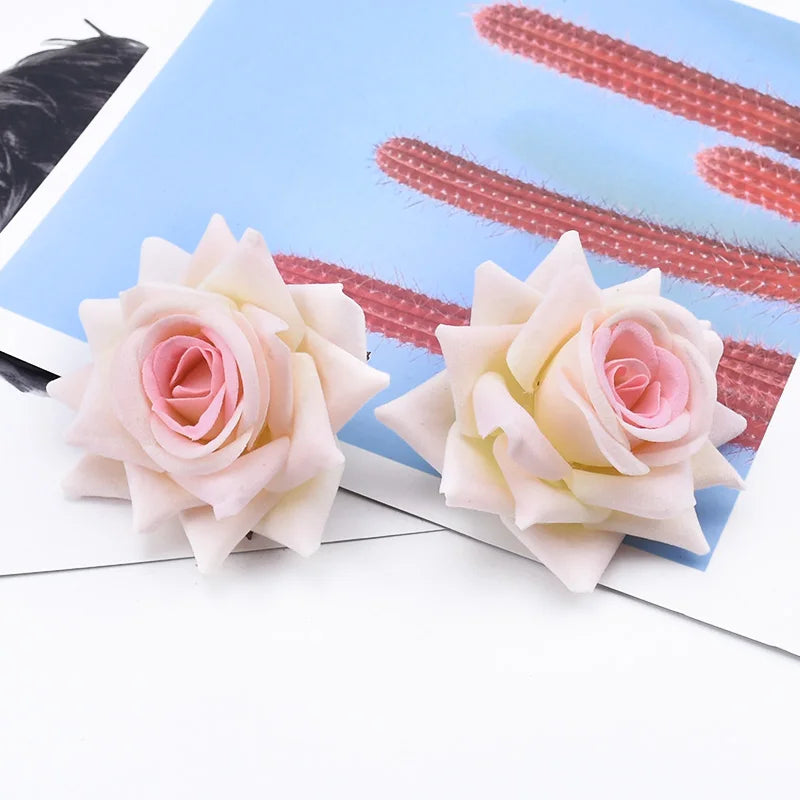 Silk Rose Heads 30/100pcs – Artificial Flowers for Wedding Decor Artificial Silk Flowers Babs 4 100 Pieces