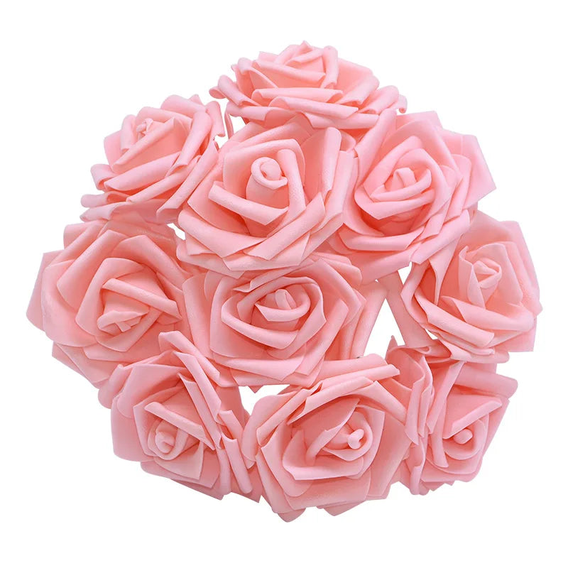 25 Artificial PE Foam Roses Bouquet – Wedding & Home Décor Artificial Flower Bouquet Babs