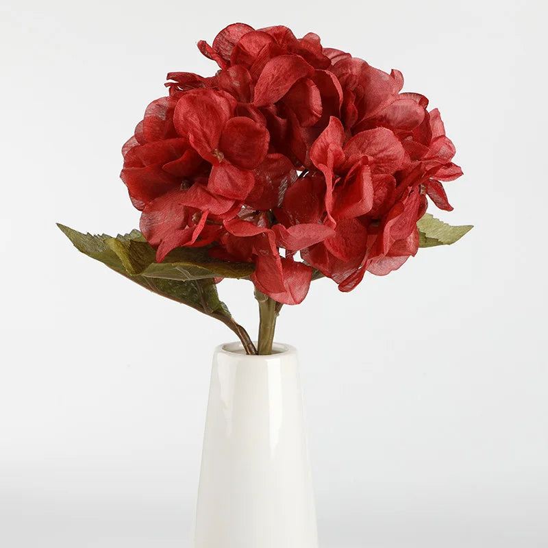Vintage Silk Hydrangea Artificial Flowers for Home & Wedding Decor Artificial Silk Flowers Babs 3 1pieces