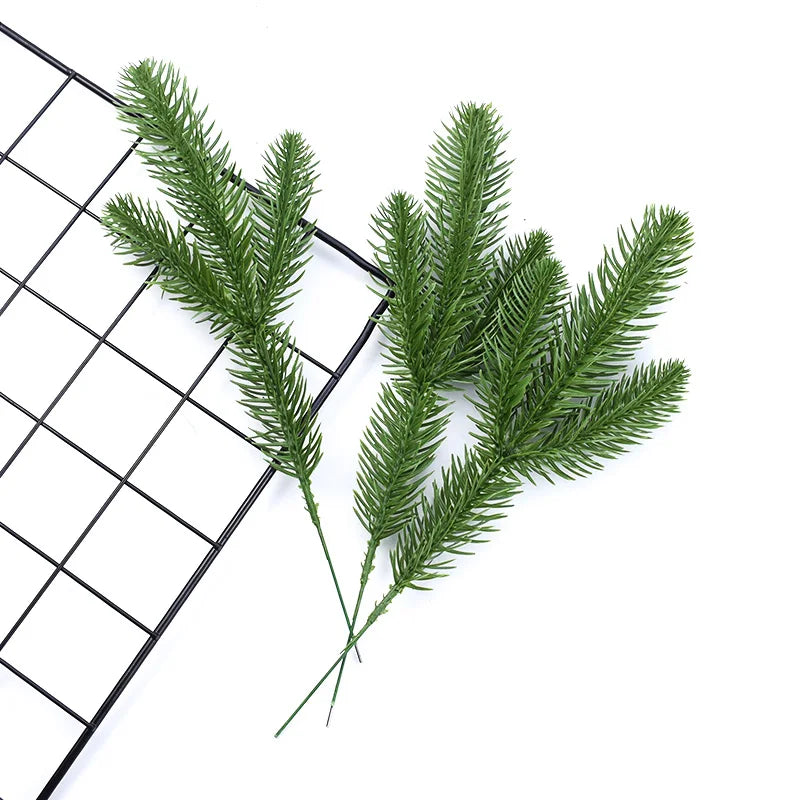 Artificial Green Leaf Branches Faux Plants Décor, 10/20 Pcs Artificial Plant Décor Babs