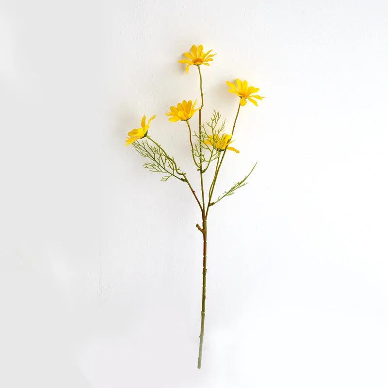 Small Daisy Silk Artificial Flower Bouquet – Home & Party Decor Artificial Flower Bouquet Babs 2 3pcs