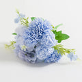 Silk Hydrangea Artificial Flowers – Bridal Bouquet & Home Decor Artificial Silk Flowers Babs Blue 3 pcs