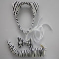 Zebra Costume Set – Headband, Bow Tie & Tail | 3-Piece Cosplay Costume Accessory Set Babs 2