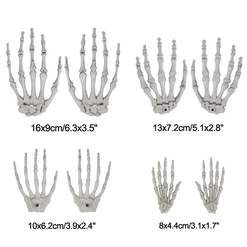Realistic Resin Skeleton Hands Halloween Haunted House Props Halloween Skeleton Props Babs
