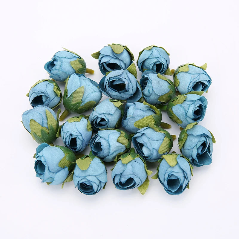 Silk Rose Artificial Flower Heads – Wedding & Home Décor (10/50 Pcs) Artificial Flower Heads Babs 2 20pcs