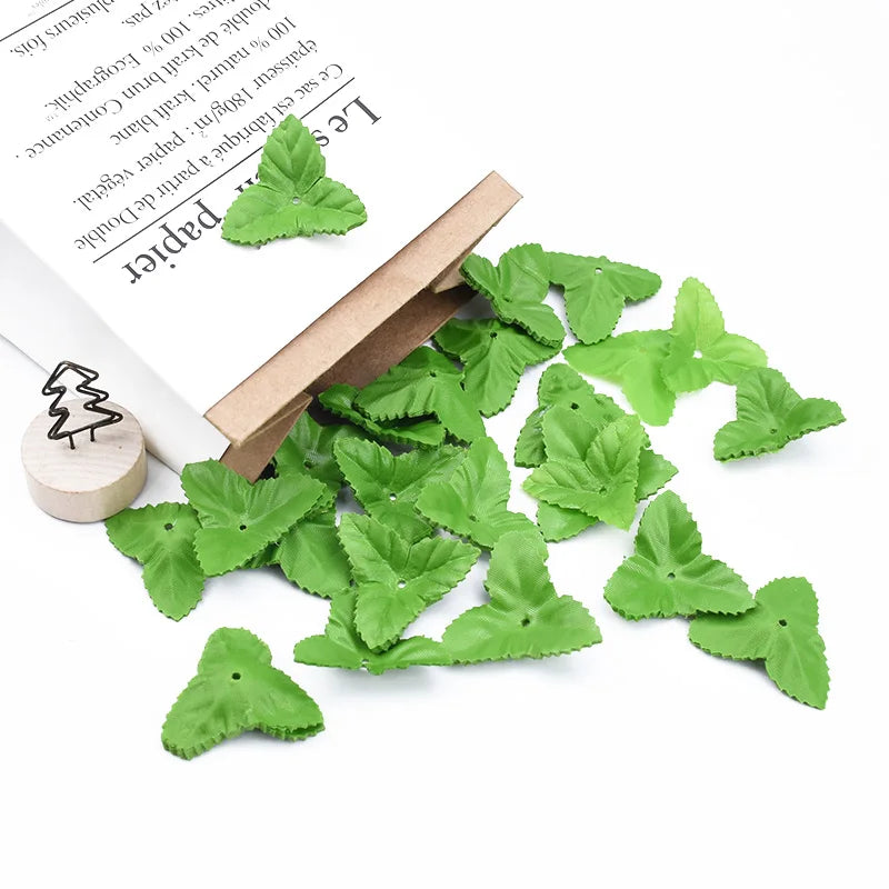 100/200 Pcs Silk Artificial Leaves for Wedding & Home Decor Artificial Silk Leaves Babs