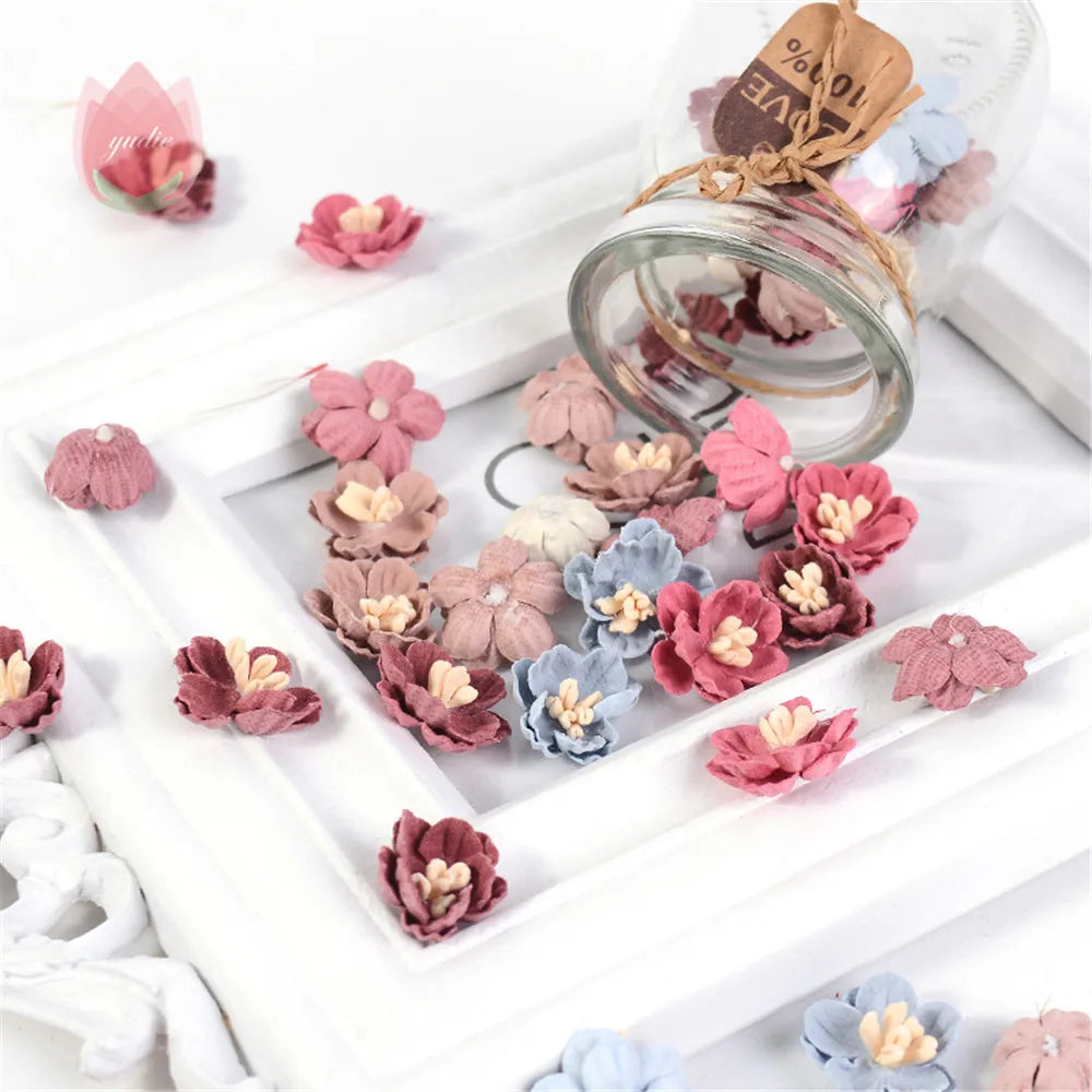 Silk Rose Artificial Flower Heads 10/20/50 Pcs | DIY Decor Artificial Flower Heads Babs