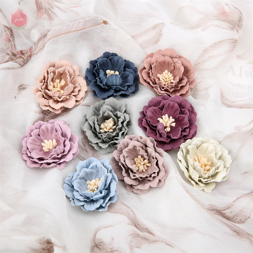 Silk Artificial Flower Heads 4cm | DIY Wedding & Home Decor Artificial Flower Heads Babs