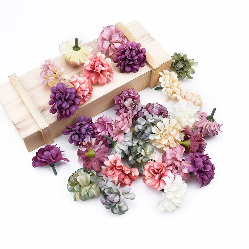 30Pcs Silk Carnation Artificial Flowers for Wedding & Home Decor Artificial Silk Flowers Babs