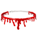 Halloween Blood Choker Necklace – Horror Prop & Party Accessory Halloween Costume Jewelry Babs A