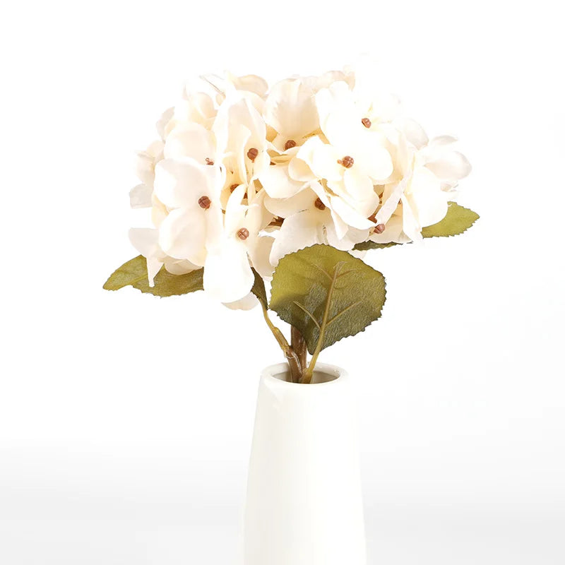 Vintage Silk Hydrangea Artificial Flowers for Home & Wedding Decor Artificial Silk Flowers Babs 5 1pieces